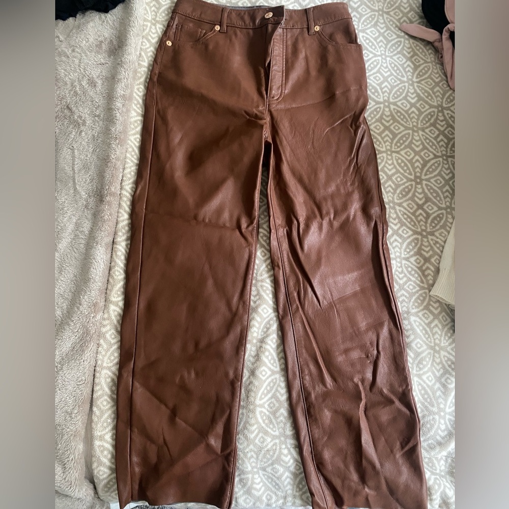 Express Vegan Leather Pants